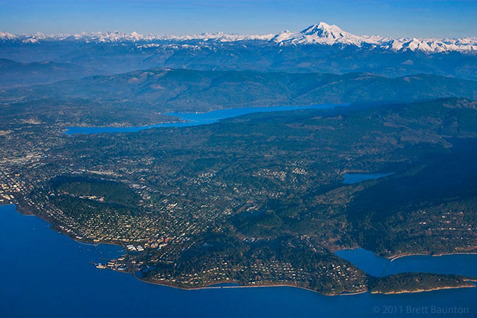 Bellingham aerial, Mount Baker